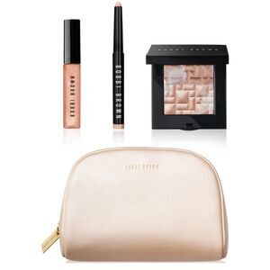 Bobbi Brown $145 Illuminating Essentials 4-Pc Makeup Set Pink Glow NEW